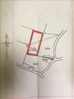 1961-10-26 Little Haynings Isaac Larter - Jack Larter map