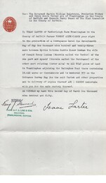 Acknowledgement to the right to production of a Conveyance regarding Pound Farm dated 17th May 1923