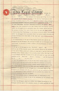 Mortgage Sports Club Trustees to Isaac Larter, 3 Mar 1950