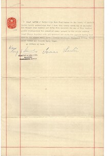 Mortgage Sports Club Trustees to Isaac Larter, 3 Mar 1950