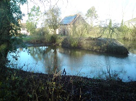 Home Farm pond: Refilled